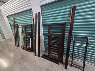 Wooden 2 Teir Bunkbed With Screws, Slats, And All Boards