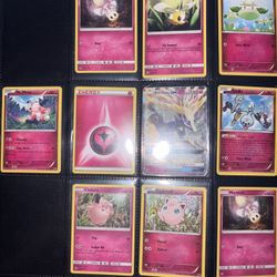Fairy Type Pokemon Card Lot 