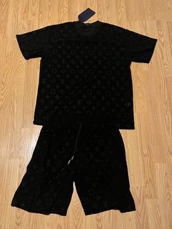 Louis vuttion black cotton summer set size small