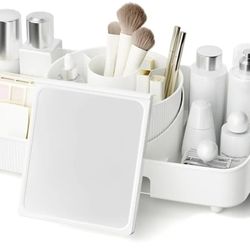 NEW Makeup Organizer for Vanity, Makeup Storage Organizer,Rotating Makeup Organizer Skincare Organizer Countertop for Bathroom Sink,Organize and Stora