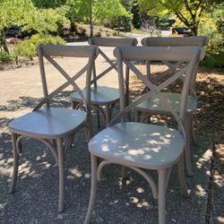 Dining chairs set of four