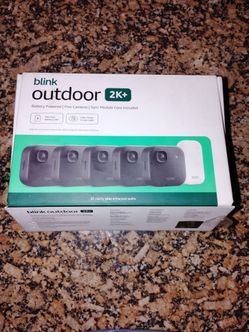 Blink Outdoor 2K+ 5-Camera Security System