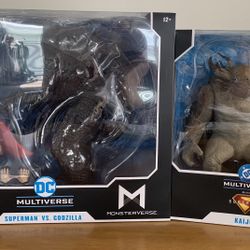 McFarlane Superman bundle (Superman vs Godzilla, Kaiju)