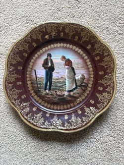 Antique Royal Vienna Z.S. & C. Bavaria Porcelain Decorative Plate