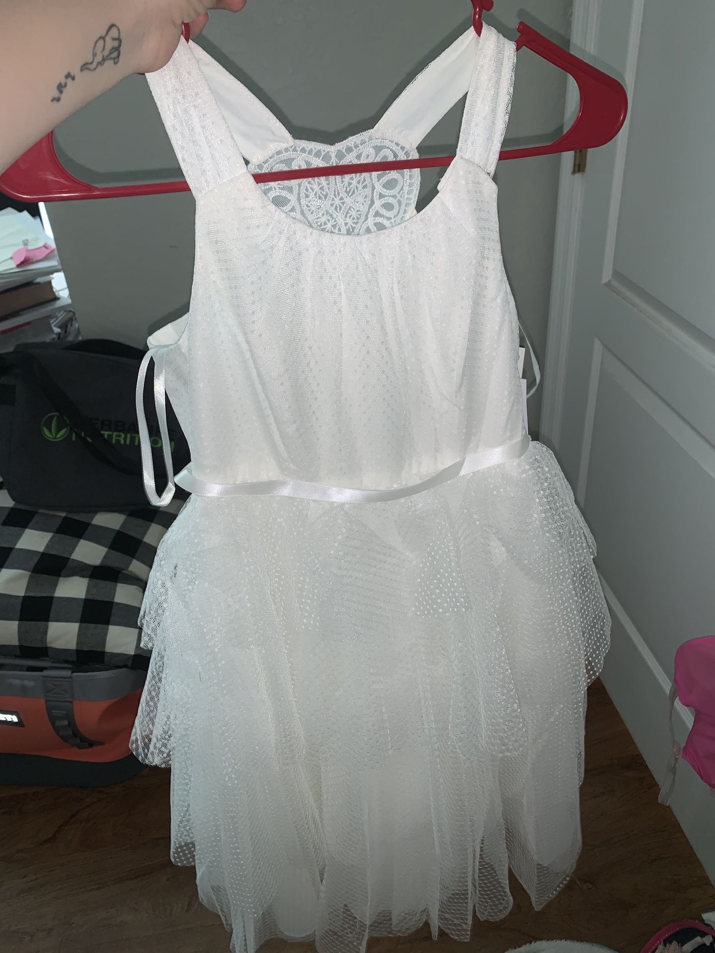 David’s bridal flower girl dress
