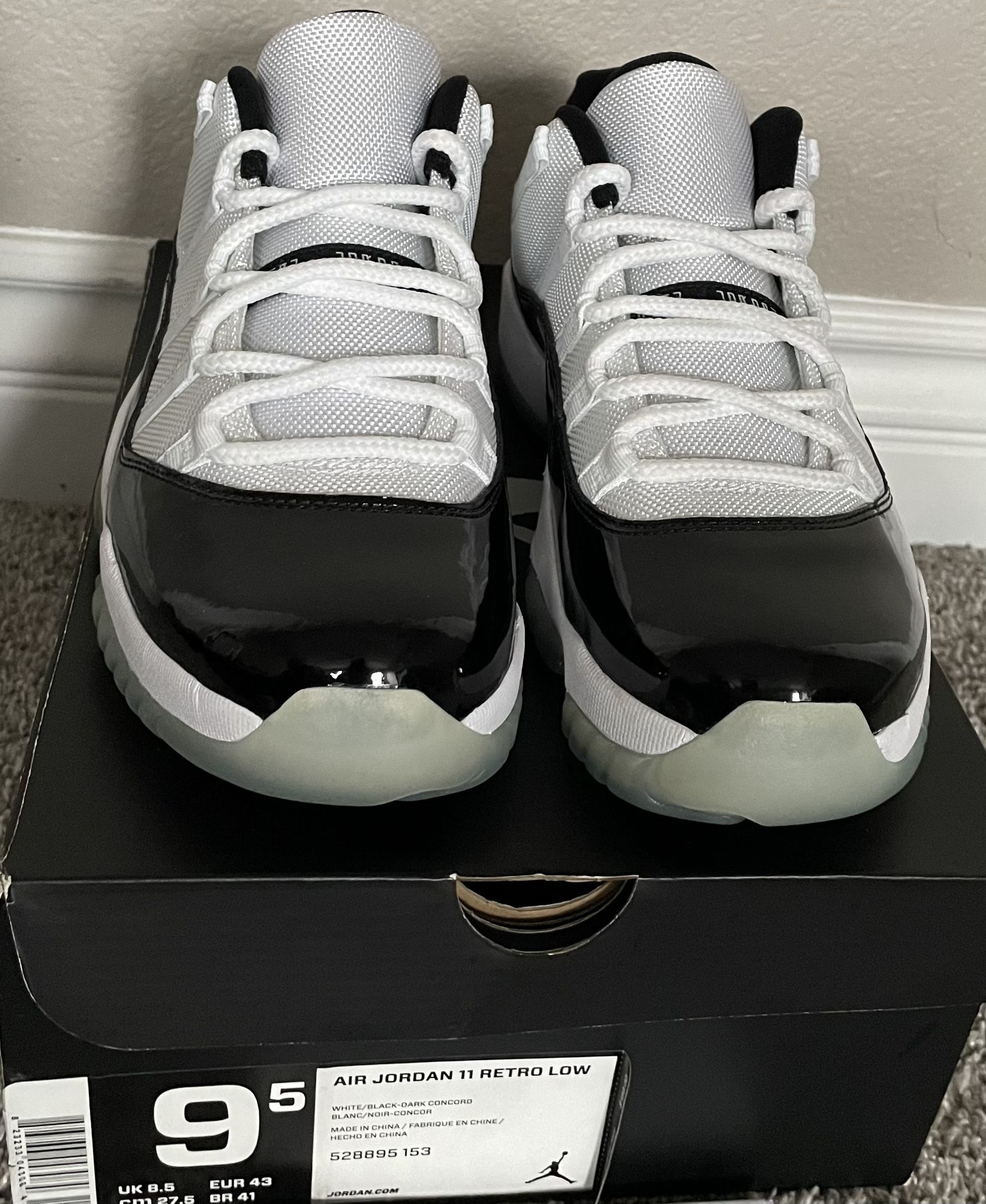 Air Jordan Concord 11 XI Space Jam Bred Cherry Legend Blue 72-10 Cool Grey Gamma Jubilee University Blue