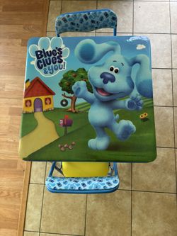 Blues Clues Toddler Table W 2 Chairs. Used 2x’s. Great Condition.