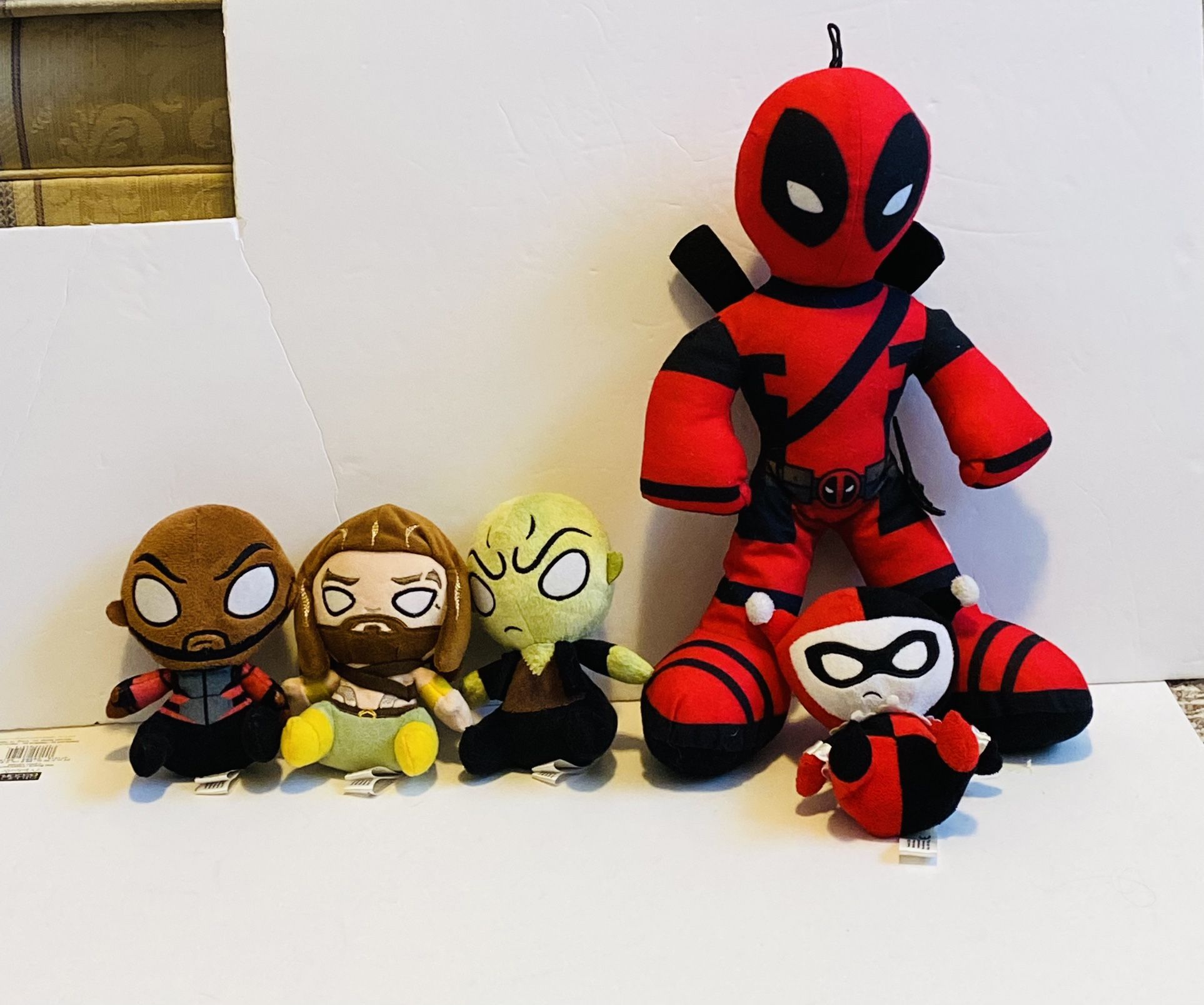 DC Plushies & Deadpool Stuffed Animal $38