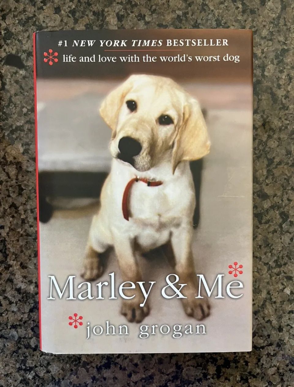 Marley and Me : Life and Love with the World's Worst Dog John Grogan Book Novel