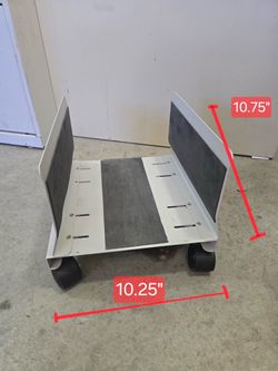 PC Tower Rolling Cart Stand on Wheels