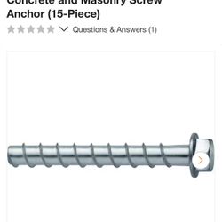 5/8 in. x 5-1/2 in. KH-EZ Carbon Steel Zinc Plated Hex Head Concrete and Masonry Screw Anchor 15-Piece