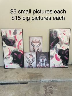 We have these items for sale: a 65-inch TV for $200, and a semi-new sectional sofa set for $450, in very good condition.