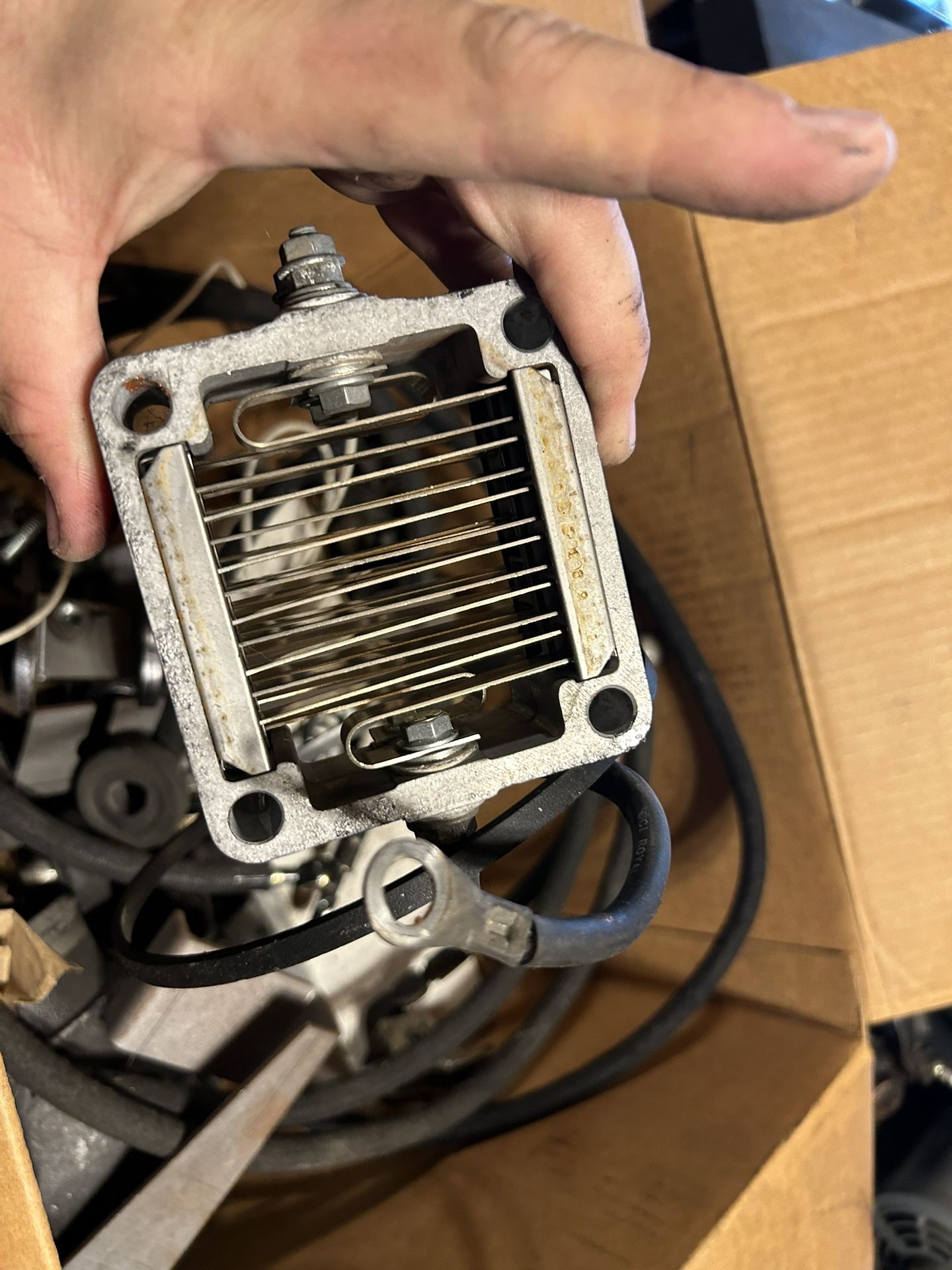 Dodge Frieghtliner Cummins Grid heater, Fuel Filter, Intake Horn