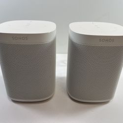 Sonos One Gen 2 Speaker Set Of Two Wireless Bluetooth 