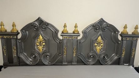 Hollywood Regency MCM King Size Headboard