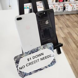 Apple iPhone 8 Plus - 90 DAY WARRANTY - $1 DOWN - NO CREDIT NEEDED 