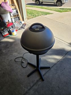 Used Once George Foreman Indoor Or Outdoor Flattop Grill