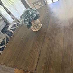8 seater kitchen table with leaf extension