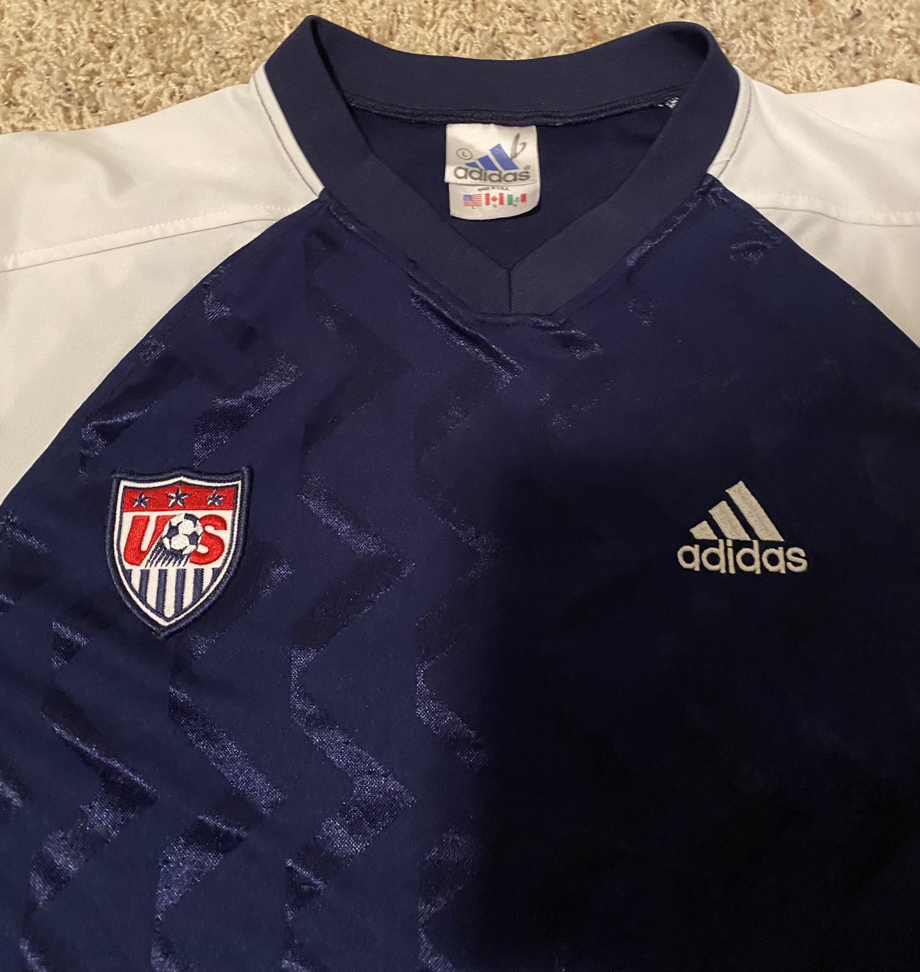 Vintage 90s Adidas Kansas City Wizards MLS Soccer Jersey Size Large L  Sporting for Sale in Westmont, IL - OfferUp