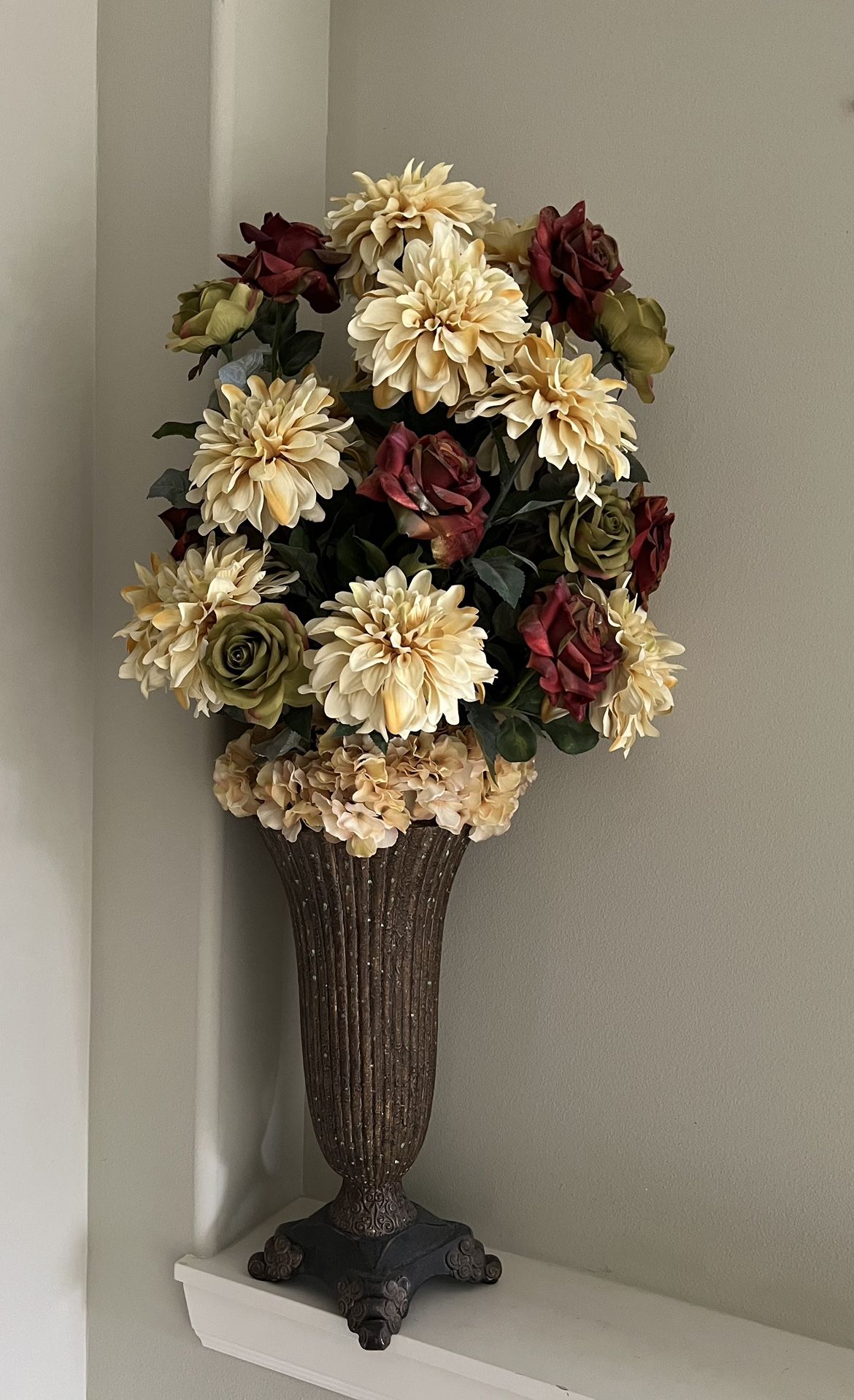 Tall Artificial Arrangement Flowers Vase High Quality World Decor