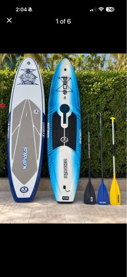 # 2 CBC Paddleboards + 3 Paddles + Optional Ceiling Storage Racks