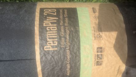 2 rolls of roofing materials