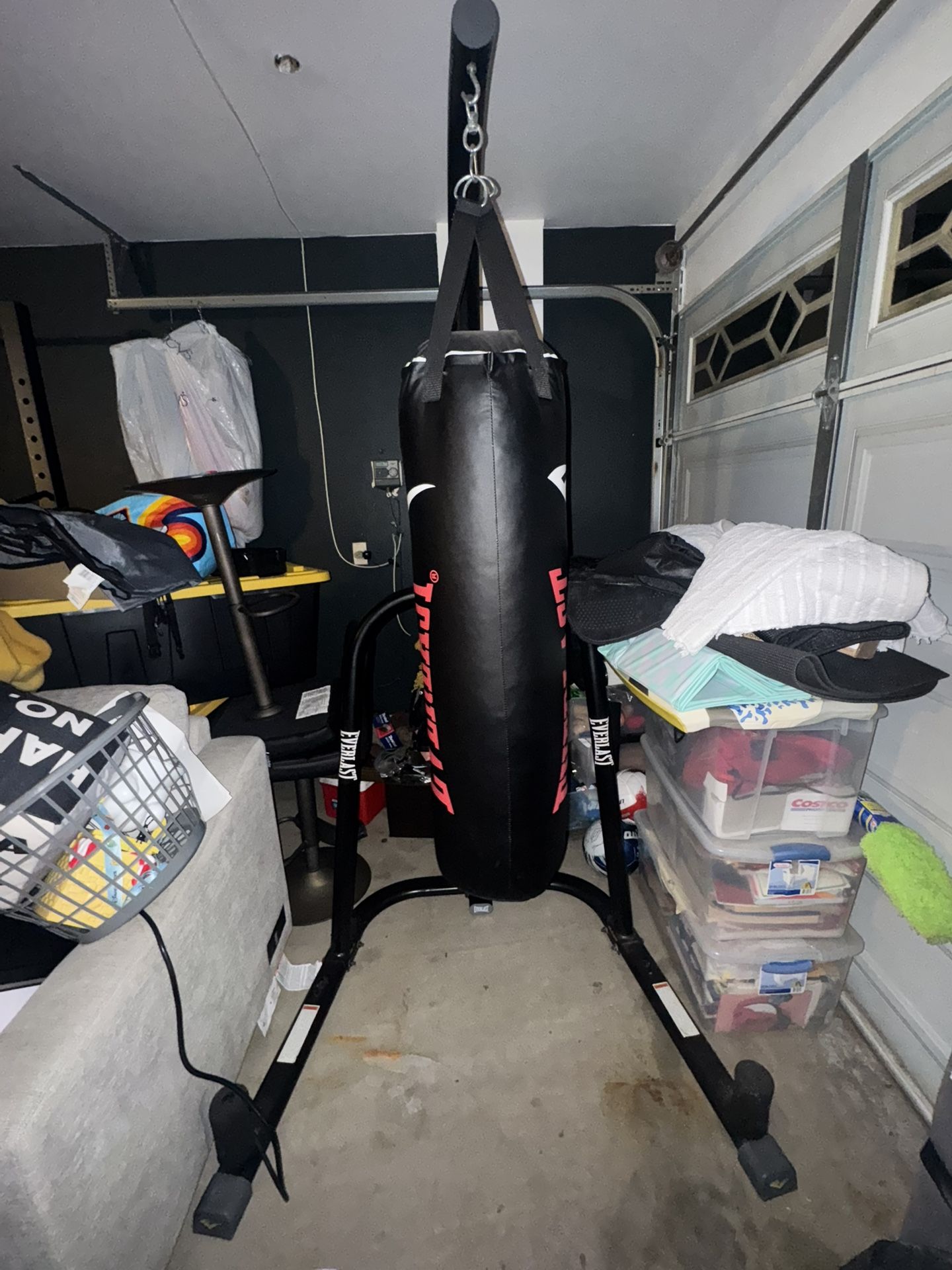 Everlast Punching Bag And Heavy Stand