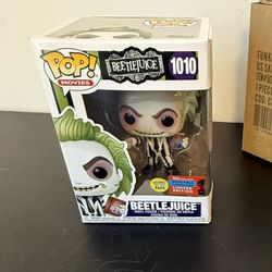Funko Pop Beetlejuice 1010 - Glow In The Dark 2020 Fall Convention