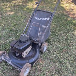 Lawnmower With Bagger