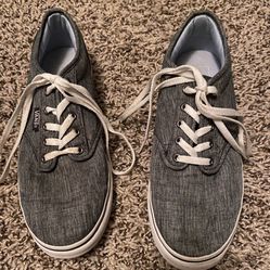 Gray Vans Shoe Size 6.5 Great condition 