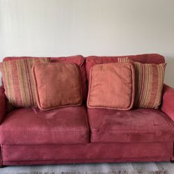Sleeper sofa.