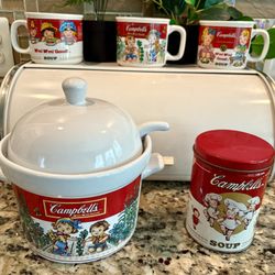 Like New: 5 Piece Vintage Campbells’s Soup Set