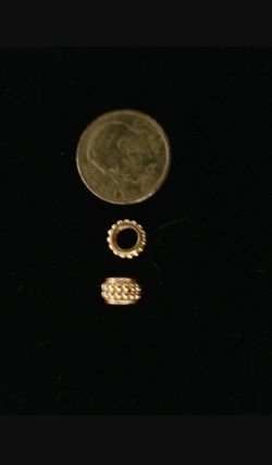 Nancy Brown 14K YG Small Beaded Spacer