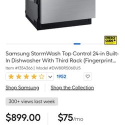 (Brand New) Dishwasher 