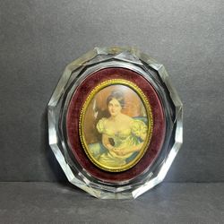 VTG Cameo Creation Countess of Blessington Sir Thomas Lawrence Glass Portrait