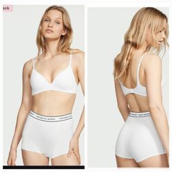 New Victoria Secret High Waist Logo Boyshort Panty Size XXL 