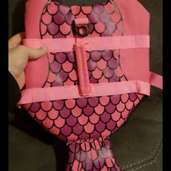 Small Mermaid Dog Life Jacket Brand New