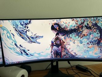 ViewSonic 34” Curved Ultrawide Gaming Monitor 1440p 180Hz