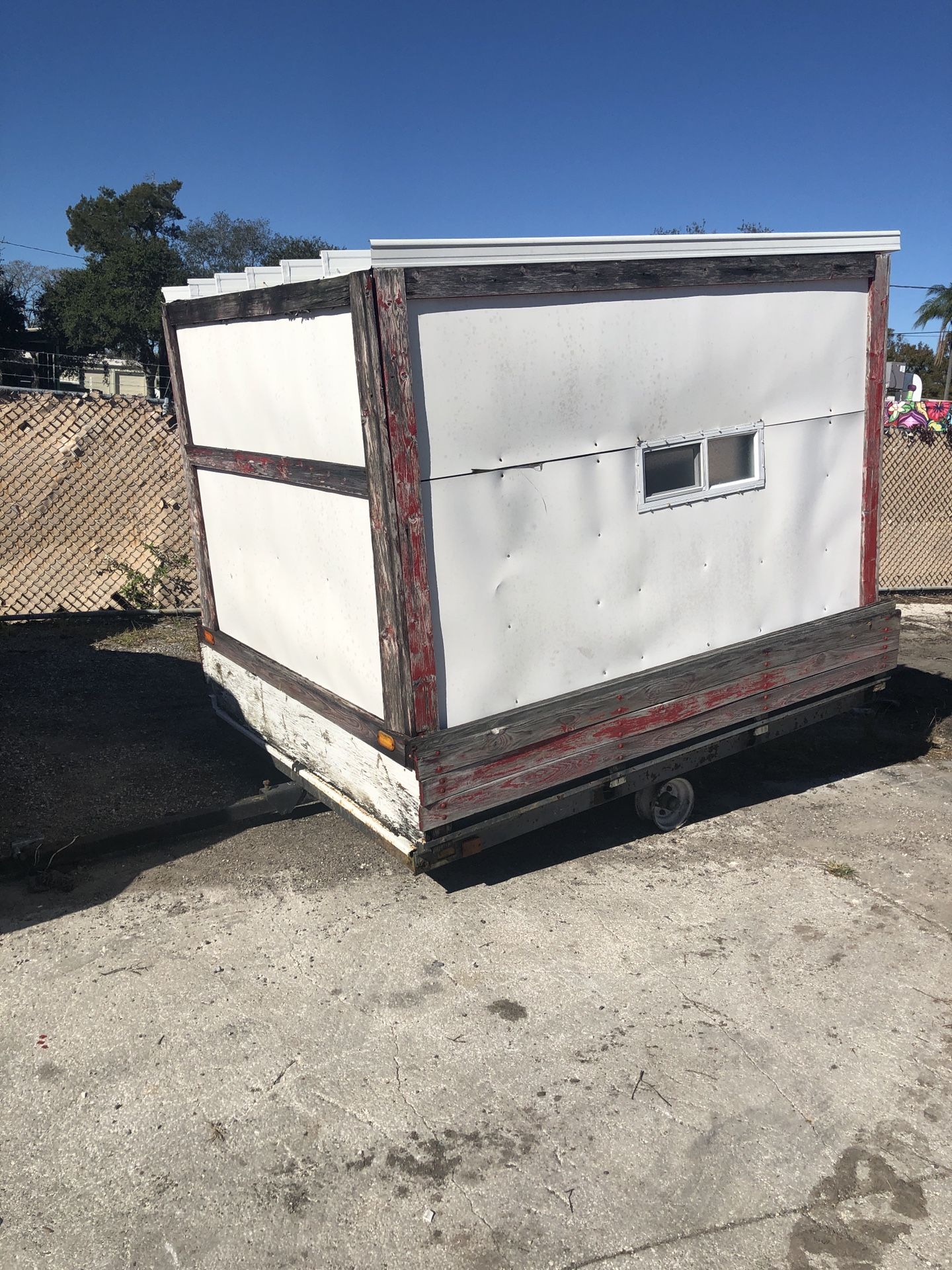 5x6 homemade enclosed trailer.
