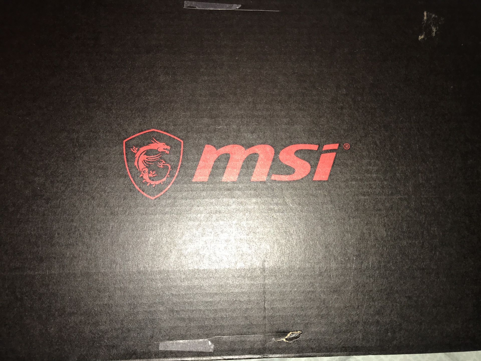 (Open Box/used) MSI Gaming laptop