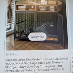 Dog Crate Beautiful Wood