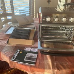 Cuisinart Stainless Steel Air Fryer With Grill New In Box