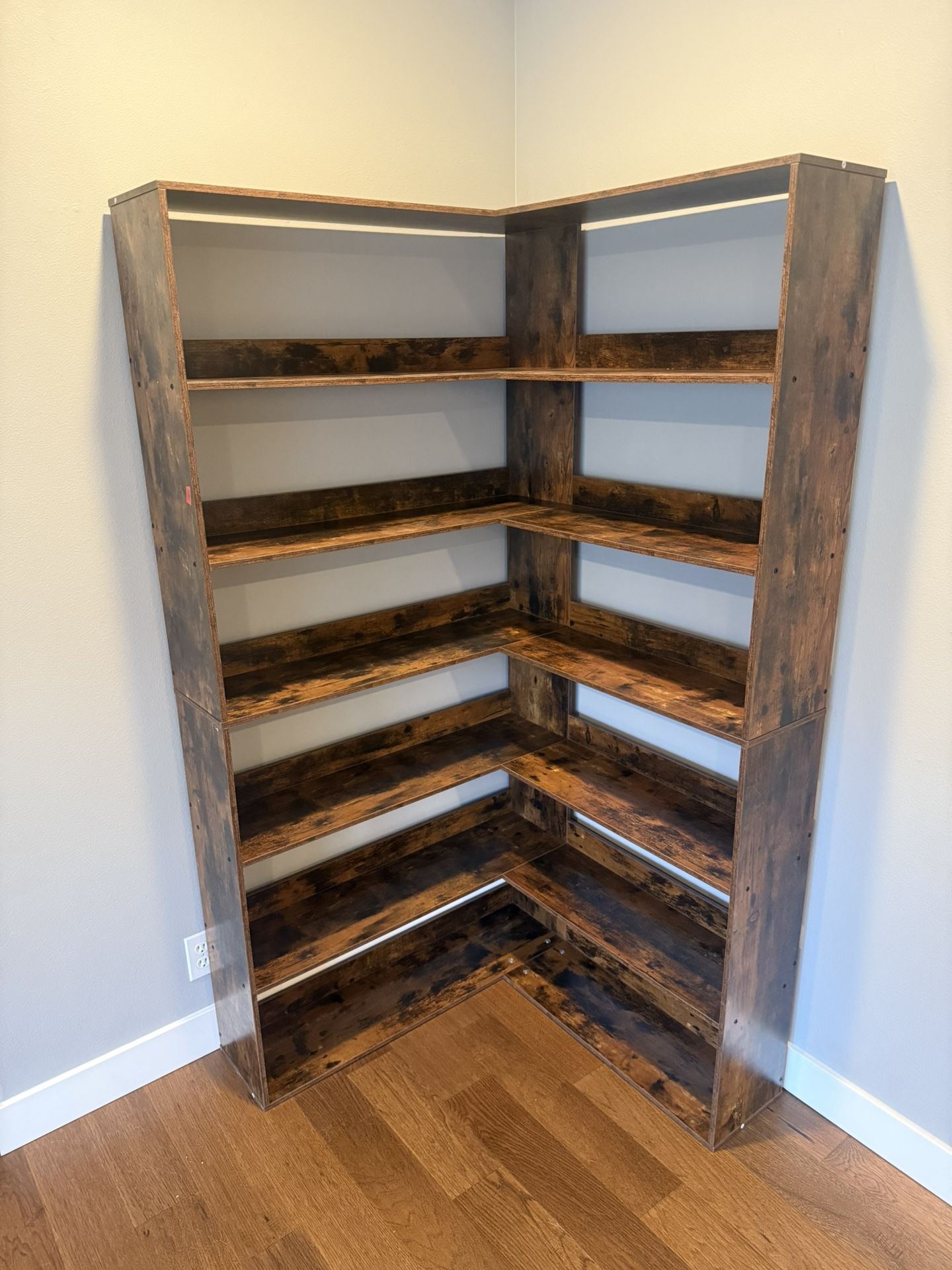 Corner Bookshelves (x3)