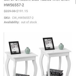 2 End Tables