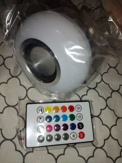 Light Bulb Bluetooth speaker