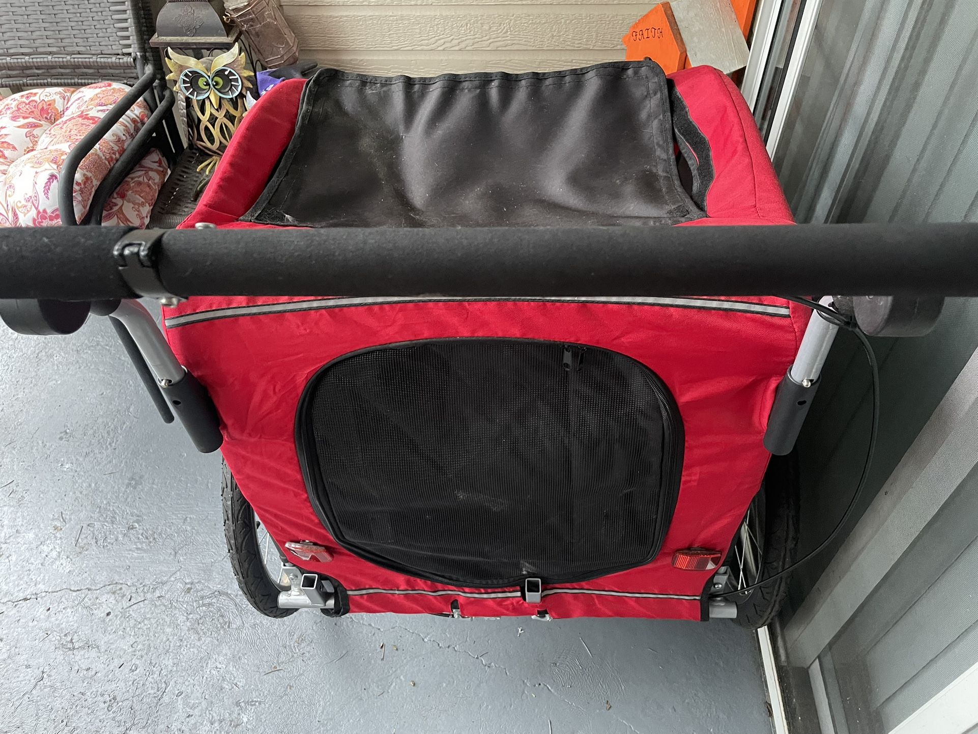 Dog bike, trailer, and stroller