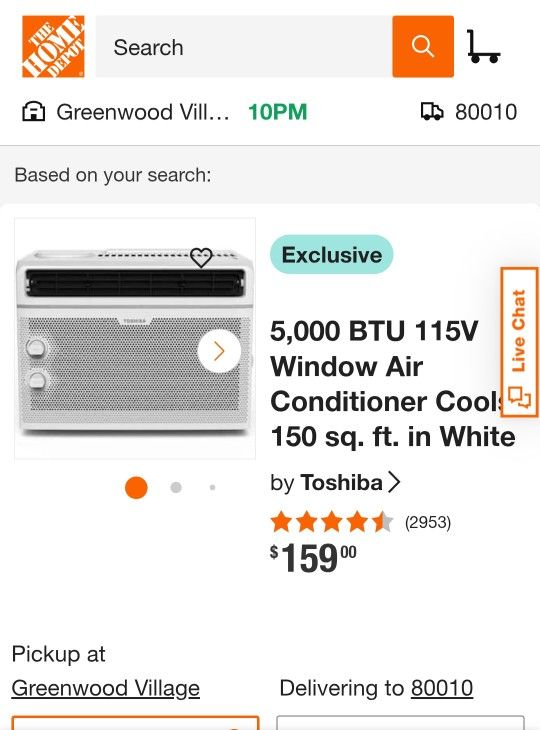 Toshiba Window A/C