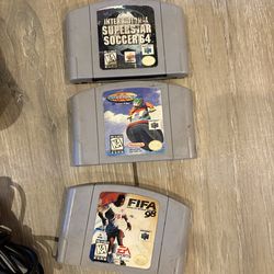 N64 games lot of 3 Nintendo