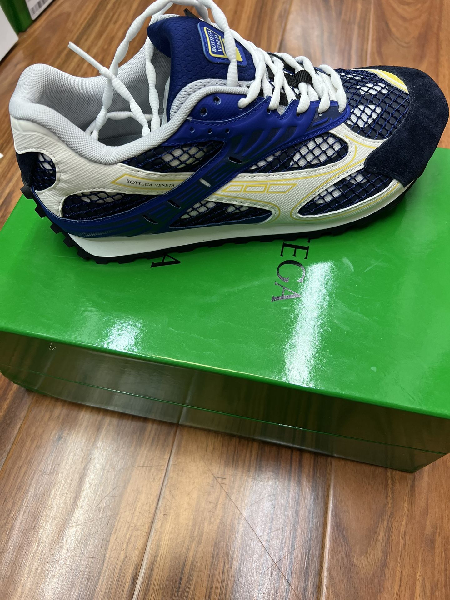 Bottega Blue Sneakers