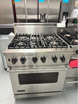 Viking gas stove 30 inch